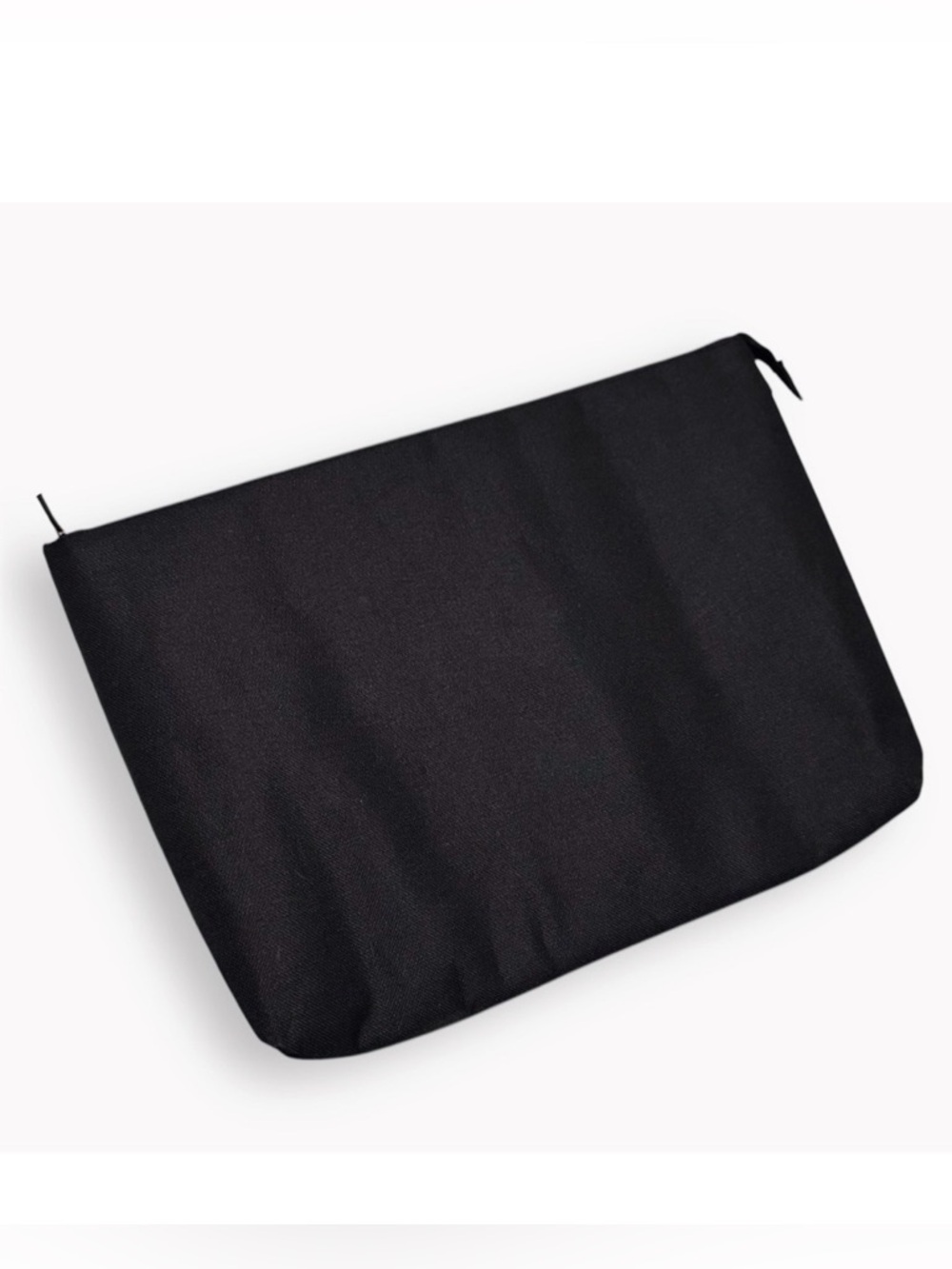 15” Black Canvas Padded Laptop & Tablet Sleeve Case Travel Bag